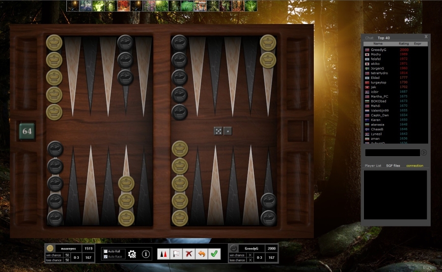 play backgammon online